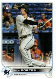 2022 Topps Series 2 #333 Nick Fortes - Marlins